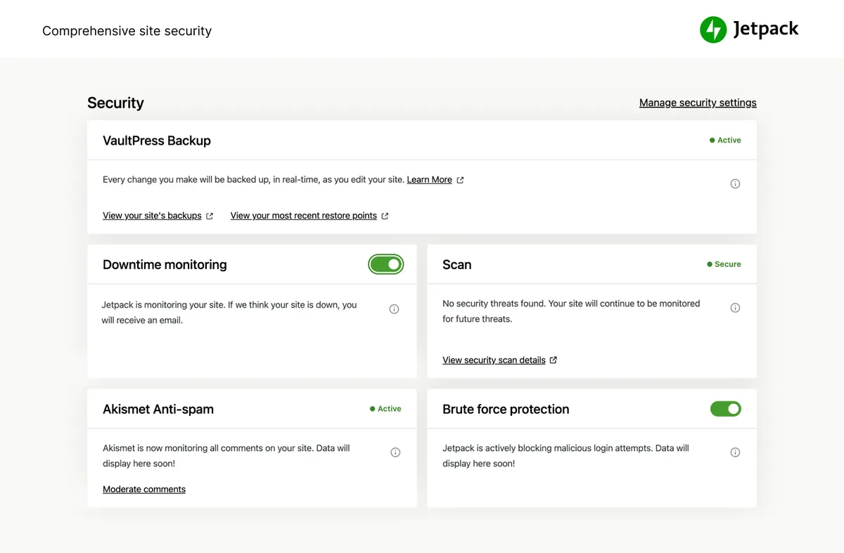 WordPress admin dashboard