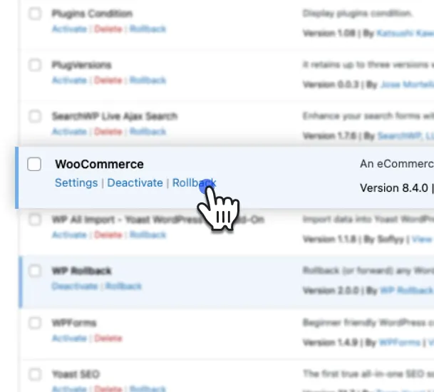 Default WordPress theme preview