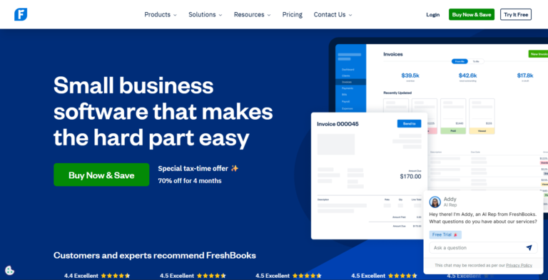 FreshBooks Review