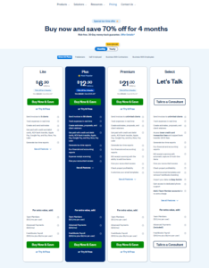 FreshBooks Pricing