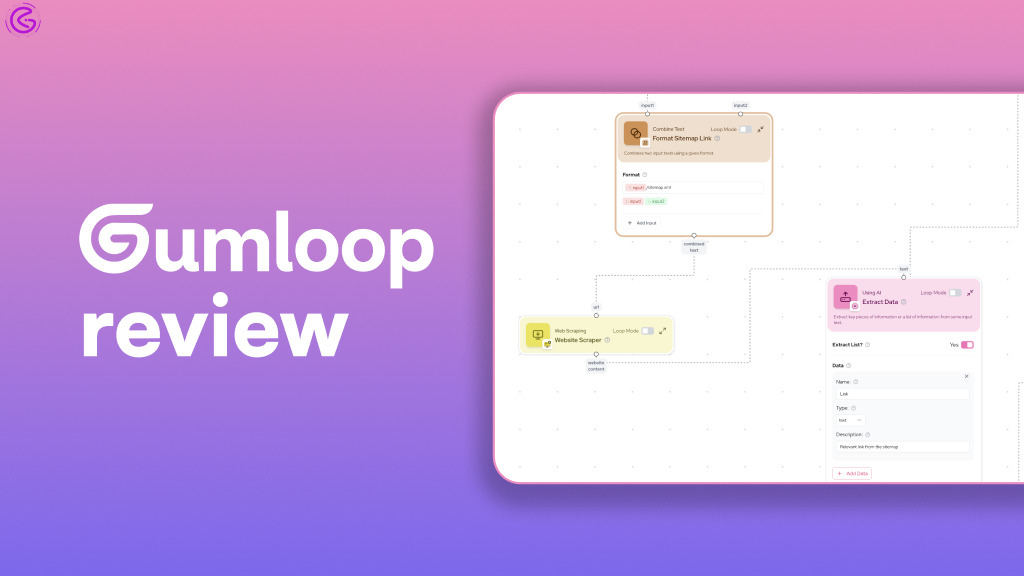 Gumloop AI workflow process automation tool dashboard for small business in 2026